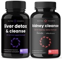 NutraChamps Liver Cleanse Capsules og Nyre Cleanse Capsules 2 Pack Bundle
