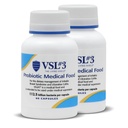 VSL #3® Probiotika for digestiv helse, IBS & UC-symptomer - 112,5B CFUs, høy potens, multistrain, levende, kjøleskapt probiotika, medisinsk mat for gut helsestøtte hos menn og kvinner, 120 kapsler