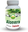 BASIC AYURVEDA Aloe Vera Capsules - 460 MG | Støtte Gut helse, Digestive helse og immune helse | Naturlig Herbal Supplement | Hjelper opprettholde balansert magesyre, Aloin Free | 40 Kapsler