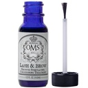 OMS Naturlig Eyelash Growth Serum - Premium Eyelash Enhancering Formula med Castor Olje & Batana Olje Organic - Tykkere, Longere Lashes og Eyebrows i 5 uker, 8-12 måneders forsyning - laget i USA (15ml)