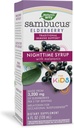 Naturens vei Sambucus Elderberry Natttid Syrup for barn med Melatonin, Immun Support*, 4 Fl Oz