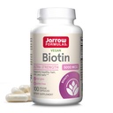 Jarrow Formulas® Biotin Ultra Styrke 5000 mhg, kosttilskudd, hår, hud og negler støtte, 100 Veggie Kapsler, opptil 100 dagers forsyning