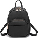 Barsine Mini ryggsekk for kvinner jenter skinn ryggsekk Casual liten dagsekk skulderveske med lommer