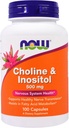 Nå Mat Nå Matvarer, (3 Pakke) Choline & Inositol, 500 mg, 100 Kapsler