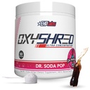 EHP Labs OxyShred Thermogenic fettforbrenner - Pre-Workout pulver med L-Glutamine, Acetyl L-karnitin, Metabolisme Booster, Vekttap, Appetittkontroll, Energidrikk, Dr. Soda Pop, 60 Services