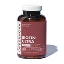 Tilbudnova Biotin Ultra - Vitaminas para el Cabello con Biotina - Pastillas para Crecimiento del Pelo y Barba