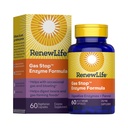 Forny livet voksen plantebasert enzyme Supplement - Gass stop enzyme formel, dariy gratis - 60 vegetariske kapsler