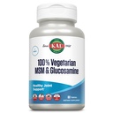 KAL 100% vegetarisk MSM & Glukosamin - sunn fellesstøtte - Vegansk Glukosamin og MSM Supplement - laget uten skallfisk - Lab verifisert - 60-dagers garanti - 60 Serveringer, 60 tabletter