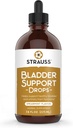 Strauss Naturals Bladder Support slipper naturlige kosttilskudd for urinsystem støtte, glutenfri, soya-fri, og ikke-GMO, 7,6 fl oz.