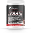 Cellugizer 100% Whey Isolate 1lb, sjokolade I 25g Protein, Fast Digesting I 0g Sukker, Lavkarbohydrat