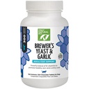 Bare naturlig kjæledyr Brewers yeast & hvitløk Chewables - All-Naturlig Flea & Tick Forebygging for hunder - Forsterket med B-vitaminer - fremmer sunn hud & Coat - 300 Count Tablet