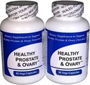 Sunn Prostate og Ovary - (2 flasker inneholder i alt 180 Vegi-kapsler) - Konsentrert Herbal blanding -med Crinum Latifolium, Vegan Kosher Caps. Prostate Urter for optimal støtte*