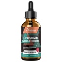 2000MG Liposomal glutathion flytende dråper, ultra høy absorpsjon, naturlig avgiftsberegning, immunsystem og hudsupprot*, L-Glutathion, vitamin C & hyaluronsyre, kapsler alternativ, 2,02 OZ