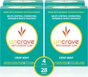 UnCrave Gum - Infundert med 100% ren safran ekstrakt – kontroll krøllinger - Forbedre Mood - Visjon Helse - Crisp Mint (56 stykker)