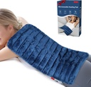Komfytemp Extra stor mikrowavable oppvarmingspad for rygg smertelindring, 12"x23" 3,7 LB Moist varmepad for hals skulder, krummer, fysiske terapi mødre daggaver for akser, ledd