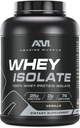 Amazing Muskel Whey Protein Isolate pulver | 25 gram Protein Per Serving | 100% Whey Isolate | Zero Fat | Laget i USA (5 Lb, Vanilla)