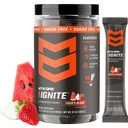 MTN OPS Ignite Trail Packs Energi Drikkepulver, Glutenfri Nootropic Supplement Drikkemiks, L Arginine, L Citrulline, Koffein & Nootropic Sukker Gratis Drikkeblanding, 20 serveringer, Tigers blod