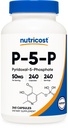 Nutricost P5P vitamin B6 Supplement 50 mg, 240 kapsler (Pyridoxal-5-fosfat) - Vegetarvennlig, ikke-GMO, Glutenfri