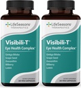 Visibili-T - Vitamin Supplement for Eye Health & Vision Support - Carrot Root, Chromium, Bilbær, Ginkgo Biloba, Grape Seed Extract, Lycopen, Vitamin A, Lutein & Zeaxanthin - 60 Kapsler (Pack of 2)