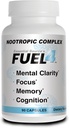 Bensin4 Nootropic Brain Support Supplement – Fokus og mental klarhet Kapsler med vitamin D3, Ginkgo Biloba, Cognivia, Alpha GPC, DMAE & Huperzine A – Ikke-GMO, laget i USA – 90 Veggie Capsules