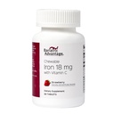 Bariatrisk fordel Iron 18 mg med vitamin C Chewable - Strawberry - 90 tabletter