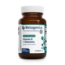 Metagenis E-400 Selenium Supplement - Vitamin E & Selenium Antioksidant Formula med kalsium & Fosforus - støtter immun, hud, øye og cellular helse* - Glutenfri, vegetarisk - 60 tabletter
