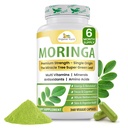 Organic Veda Moringa Leaf pulverkapsler, 1000mg, 360 greve - True Green Native Organic Moringa Oleifera, Premium Styrke Nærende Sense 100% ren blader - energi, søvn og immunitet støtte - Vegan
