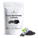 Kosmisk element 100% ren svart frø pulver kapsler organisk - Vegan Nigella Sativa 450mg svart cumin frø per servering for helse - 120 kapsler
