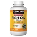 Kirkland Signature Fish Oil 1000 mg, 400 Softgels (2 Pakke)