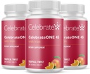 Kjenne vitaminer CelebrateONE 45 Chewables, 45mg jern - En gang daglig Bariatric Multivitamin, essensielle vitaminer og mineraler - Gastrisk Bypass & Erme Gastektomi Supplement - Tropical (90 tabletter)