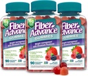 Fiber Advance Weight Management Gummies 100% Plant Basert Fiber For Digestive Wellness og Gut Helse | Chromium Picolinate For Weight Management Support (3-Pack)