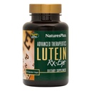 Natures Plus Advanced Therapeutics Lutein Rx-Eye - 20 mg, 60 vegetariske kapsler - Øyefunksjonsstøtte Supplement Forbedret med Zeaxanthin, Antioksidant - Glutenfri - 20 Tjenester