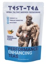 Test-Tea | Testosteron Boosting Herbal Te for menn | Ginger og sitrongrass Flavor | 20 Pack Veske | med Tongkat Ali, Tribulus Terrestris og Maca Root ved å forbedre teer