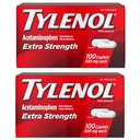 Tylenol ekstra styrke smertestillende og feber reduserende kapellene, 500 mg acetaminophen, smerte lindring piller for hodepine, ryggsmerter, tannsmerter og mindre ledgikt smertelindring, 200 teller