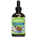 Kjæledyr velvære urin Gull for hunder - Vet-formulert Multi-Herb Urin Tract Support - Bladder helse og urinsystem velvære - Holistisk hund Supplement - flytende formel 4 oz (118 ml)