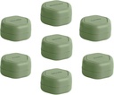 Cadence Reisebeholdere - Pill Case Set - Magnetiske reisekapsler, Daglig medisinorganisator for piller, kosttilskudd, og vitaminer - 7 Flex Smalls (0,56oz) for ukentlig piller Organizer - Eucalyptus