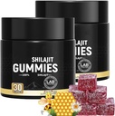 Himalaya Gold Grade Shilajit Gummies med Manuka Honning for menn og kvinner | Blood Orange Oil Flavor | 85+ Trace Minerals & Fulvic Acid for fokus & energi Sunn Gummies - 30 Count (2)