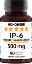 MONOHERB IP-6 Inositol Hexafosfat 500 mg per kapsel - 90 Veg Kapsler