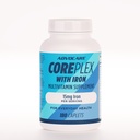 AdvoCare CorePlex med jern - Multivitamin med vitamin A, B-6, B-12, C & E - Inkluderer også Thiamin, Folinsyre & Magnesium - 180 kapler