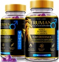 Rize Labs (2 Pack) Truman Gummies, Truman for menn, Truman ytelsessupplement Anmeldelser, Truman Gummy, TrumanMan All-Naturlig Supplement, Gomitas (120 Gummies)