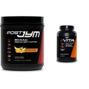 Post JYM Active Matrix Post-Workout med BCAA, Glutamin og mer + Vita JYM Sports Multivitamin for atleter, 60 tabletter