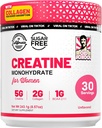 Old School Labs Kreatine for kvinner – Post-Workout Supplement med 5000mg Kreatin Monohydrat pulver, 2000mg Collage & BCAA 2:1:1 for styrke støtte og gjenoppretting – uovertruffen - 8,57 Ounce (Pack of 1)