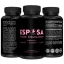 Esposa Kvinne Libido Booster for kvinner - Reignite Passion, Øk energi og følsomhet, Økt Mood & Desire - Laget i USA Naturlig Kvinne Enhancement piller med horny Goat Weed - 60 Kapsler