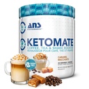 ANS ytelse Ketomate kaffe creamer med MCT olje pulver, deilig, sukker gratis creamer for kaffe, te og rister, perfekt keto energi pulver, 20 serveringer, 15oz, Caramel Macchiato