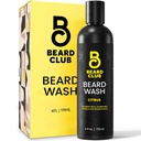 The Beard Club Citrus Beard & Face Wash - All-in-One Cleanser, Softens & Nourishes Ansiktshår, Hydrates & Cleans Skin, Paraben & Sulfate-Free