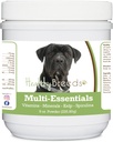 Sunn avl Cane Corso Multi-Esentials pulver for hunder - et ideelt tillegg av vitaminer, mineraler og antioksidanter for hunden din - 8 oz