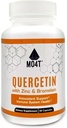 Quercetin & Bromelain med sink - Antioksidant støtte immunsystem helse - kosttilskudd - 60 kapsler 1050 mg Potent formel