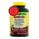 Spring Valley Turmeric Supplement | Turmeric Curcumin Supplement, Ultra Styrke 1.500 mg, 90 greve + STS klistremerke.