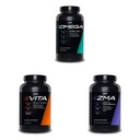 JYM Supplement Science Omega JYM Fish Oil + Vita JYM Sports Multivitamin & Mineral støtte ZMA