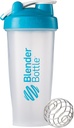 BlenderBottle Classic Loop topp Shaker flaske, 28-Ounce, Clear/Aqua